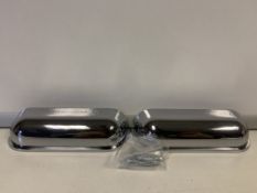 60 X BRAND NEW BOXED PACKS OF 2 CHROME CUP HANDLES IN 5 BOXES