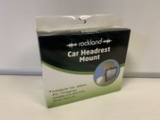 72 X BRAND NEW ROCKLAND CAR HEADREST MOUNTS IN 2 BOXES