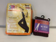 40 PIECE SPANX LOT INCLUDING LEGGINGS AND SOCKS