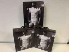 5 X BRAND NEW PACKS OF 2 FARAH CLASSIX WHITEB UNDER LAYER T SHIRTS SIZE 5XL