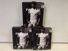 5 X BRAND NEW PACKS OF 2 FARAH CLASSIX WHITEB UNDER LAYER T SHIRTS SIZE 3XL