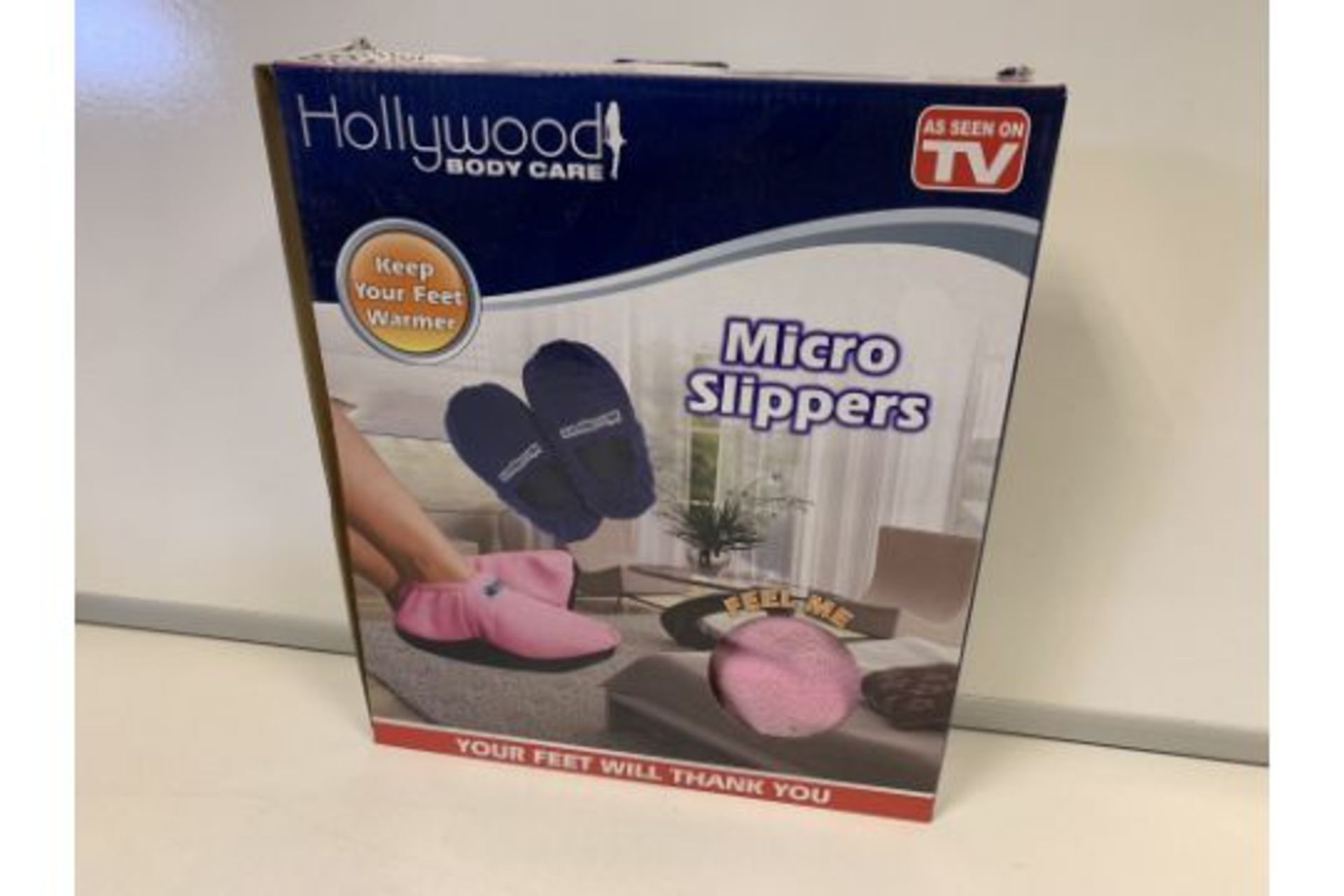 12 X BRAND NEW AS SEEN ON TV MICRO SLIPPERS (539/23)
