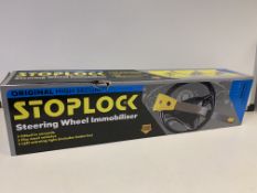 5 X BRAND NEW STOPLOCK STEERING WHEEL IMOBILISERS