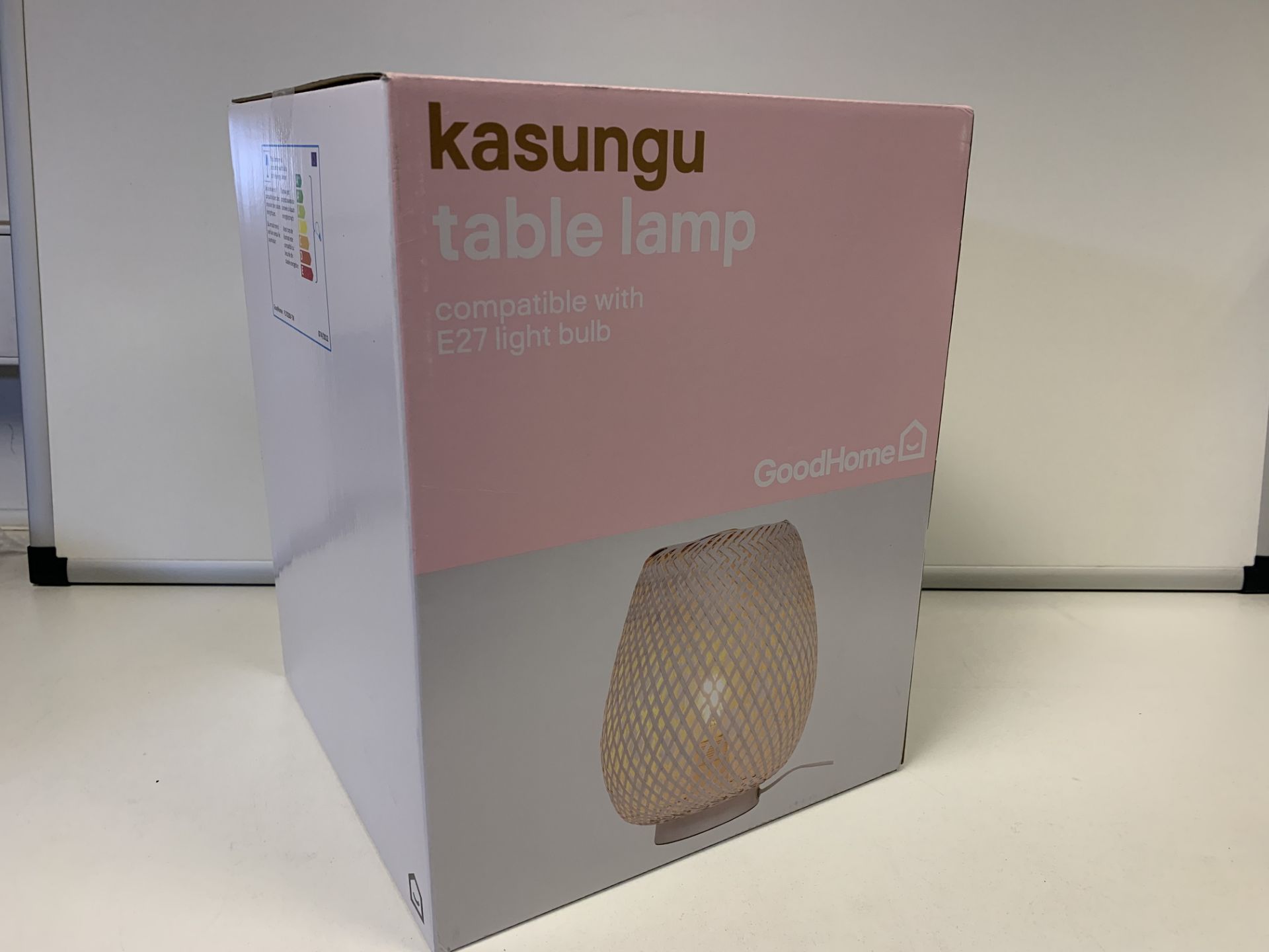 8 X BRAND NEW BOXED KASUNGU TABLE LAMPS IN 2 BOXES