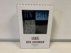 30 X BRAND NEW BEN SHERMAN 2 PACK BOXER SHORTS SIZE SMALL