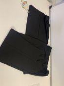 (NO VAT) 11 X BRAND NEW THE KIDS DIVISION GIRLS PACK OF 2 BLACK TROUSERS SIZE 14-15