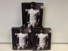 5 X BRAND NEW PACKS OF 2 FARAH CLASSIX WHITEB UNDER LAYER T SHIRTS SIZE 5XL