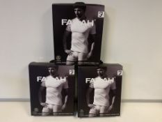 5 X BRAND NEW PACKS OF 2 FARAH CLASSIX WHITEB UNDER LAYER T SHIRTS SIZE MEDIUM