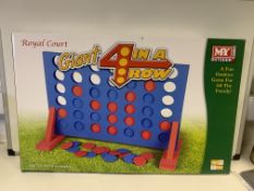 12 X BRAND NEW ROYAL COURT GIANT 4 IN A ROW GAMES IN 2 BOXES