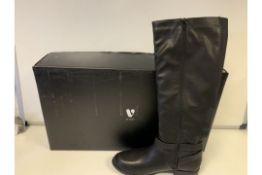 3 X BRAND NEW PAIRS OF BLACK LOLA KNEE RIDING BOOTS BY VERY SIZE 4