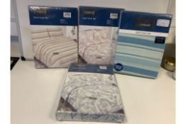 20 X PACKAGED DOUBLE DUVET SETS (VARIOUS DESIGNS)