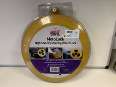 BRAND NEW AUTOCARE MOTOLOCK HIGH SECURITY STEERING WHEEL LOCK