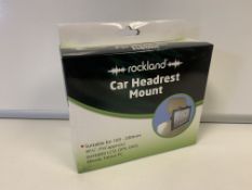 72 X BRAND NEW ROCKLAND CAR HEADREST MOUNTS IN 2 BOXES