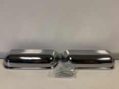 60 X BRAND NEW BOXED PACKS OF 2 CHROME CUP HANDLES IN 5 BOXES