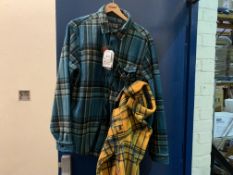 3 X BRAND NEW BILLABONG FLEECE FLANNEL SHIRTS IN VARIOUS STYLES AND SIZES RRP £65 EACH