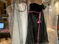 3 X BRIDESMAID DRESSES IN VARIOUS STYLES AND SIZES