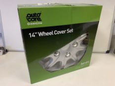 4 X BRAND NEW SETS OF 4 14 INCH WHEEL COVER SETS (256/23)