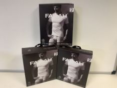 5 X BRAND NEW PACKS OF 2 FARAH CLASSIX WHITEB UNDER LAYER T SHIRTS SIZE MEDIUM