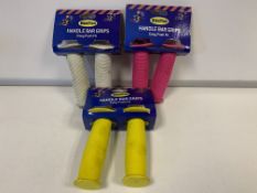 33 X BRAND NEW BIKEPLAN HANDLE BAR GRIPS IN VARIOUS COLOURS