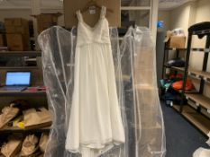 SIZE 16 WHITE WEDDING DRESS