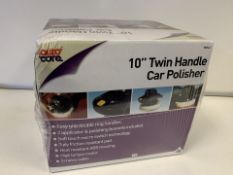 3 X BRAND NEW 10 INCH TWIN HANDLE CAR POLISHERS (740/23)