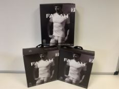 5 X BRAND NEW PACKS OF 2 FARAH CLASSIX WHITEB UNDER LAYER T SHIRTS SIZE MEDIUM