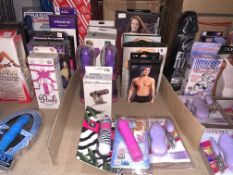 ADULT TOY LOT INCLUDING BULLETS, UNDERWEAR, ETC