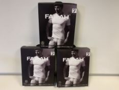 5 X BRAND NEW PACKS OF 2 FARAH CLASSIX WHITEB UNDER LAYER T SHIRTS SIZE MEDIUM