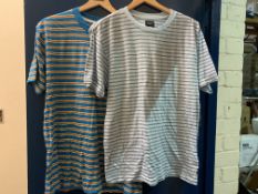 14 X VARIOUS BRAND NEW RVCA T SHIRTS IN VARIOUS STYLES AND SIZES RRP £30 EACH