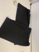 (NO VAT) 12 X BRAND NEW THE KIDS DIVISION GIRLS PACK OF 2 BLACK TROUSERS SIZE 9-10