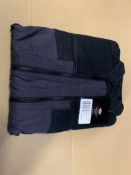 6 X BRAND NEW DICKIES GREY/BLACK COVERALLS SIZE SMALL RRP £40 EACH