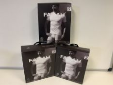 5 X BRAND NEW PACKS OF 2 FARAH CLASSIX WHITEB UNDER LAYER T SHIRTS SIZE MEDIUM