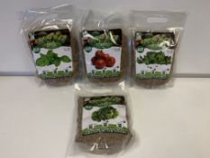 60 X BRAND NEW SEED BAGS INCLUDING BASIL, TOMATO, OREGANO ETC