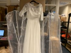 SIZE 8 WHITE WEDDING DRESS