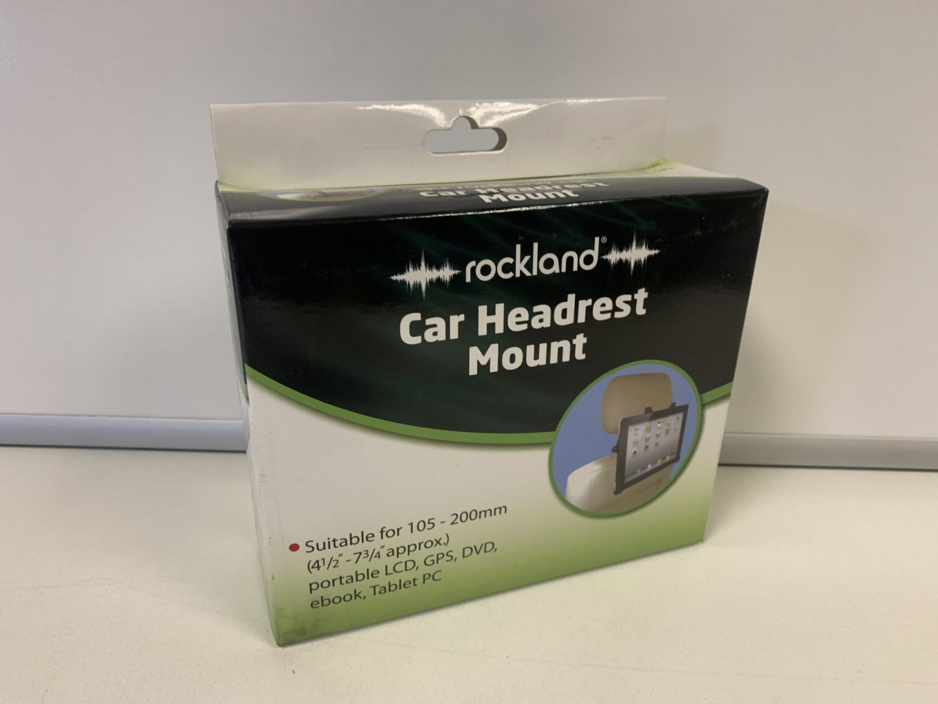 72 X BRAND NEW ROCKLAND CAR HEADREST MOUNTS IN 2 BOXES
