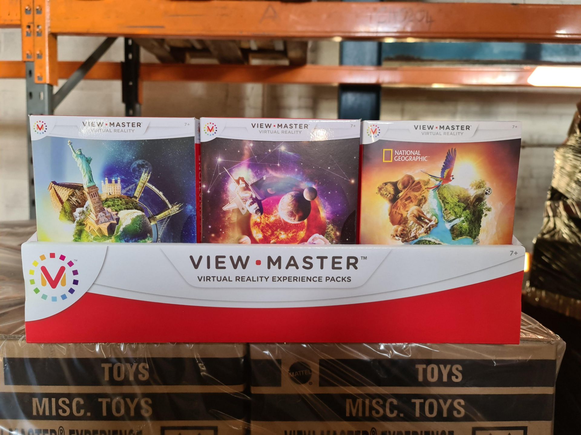 PALLET TO CONTAIN 240 x NEW SEALED VIEW MASTER VIRTUAL REALITY EXPERIENCE PACKS. INCLUDES: - Image 2 of 2