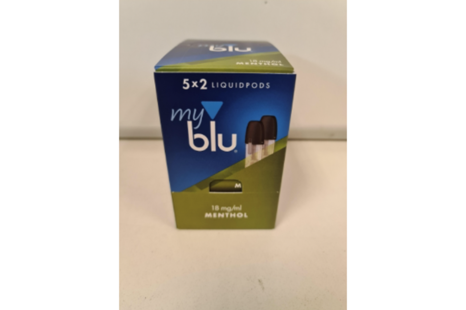 PALLET TO CONTAIN 1200 x MY BLUE 18MG MENTHOL 2 PACK LIQUID PODS (2400 PODS TOTAL). RRP £8 PER PACK. - Image 2 of 2