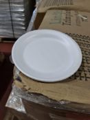 (H35) PALLET TO CONTAIN APPROX. 4800 x LINDIS TRIM PLATE DISPOSABLE 9 INCH ROUND PLATES