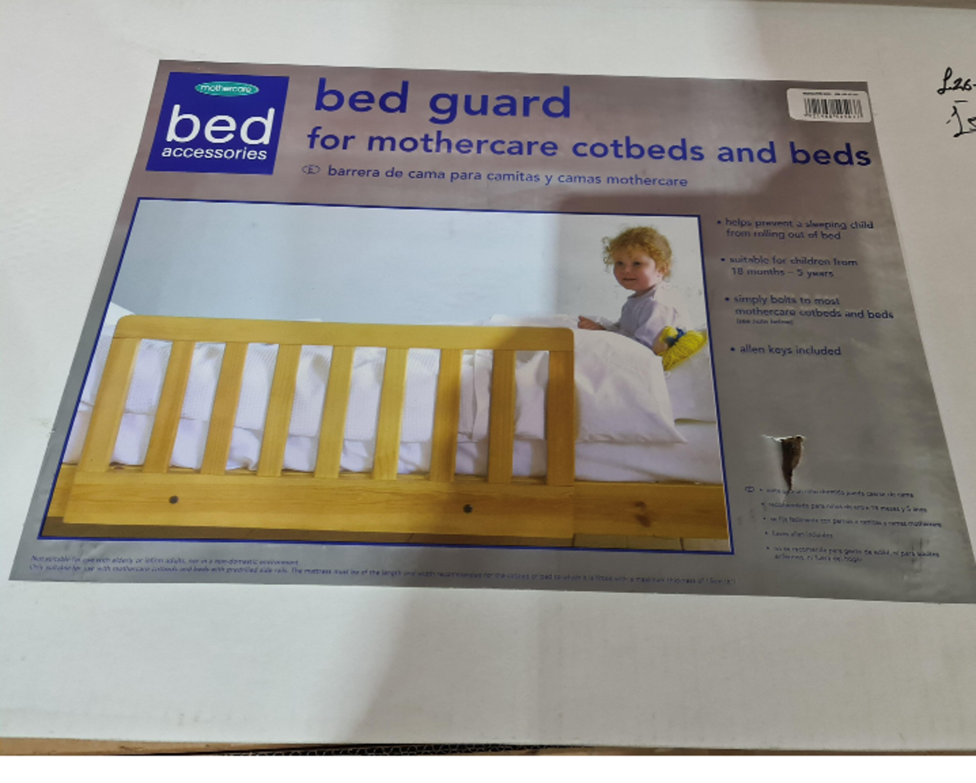 (J185) PALLET TO CONTAIN VARIOUS MOTHERCARE STOCK TO INCLUDE: CHANGING UNIT, COT DRAWERS ETC (187/ - Image 2 of 2