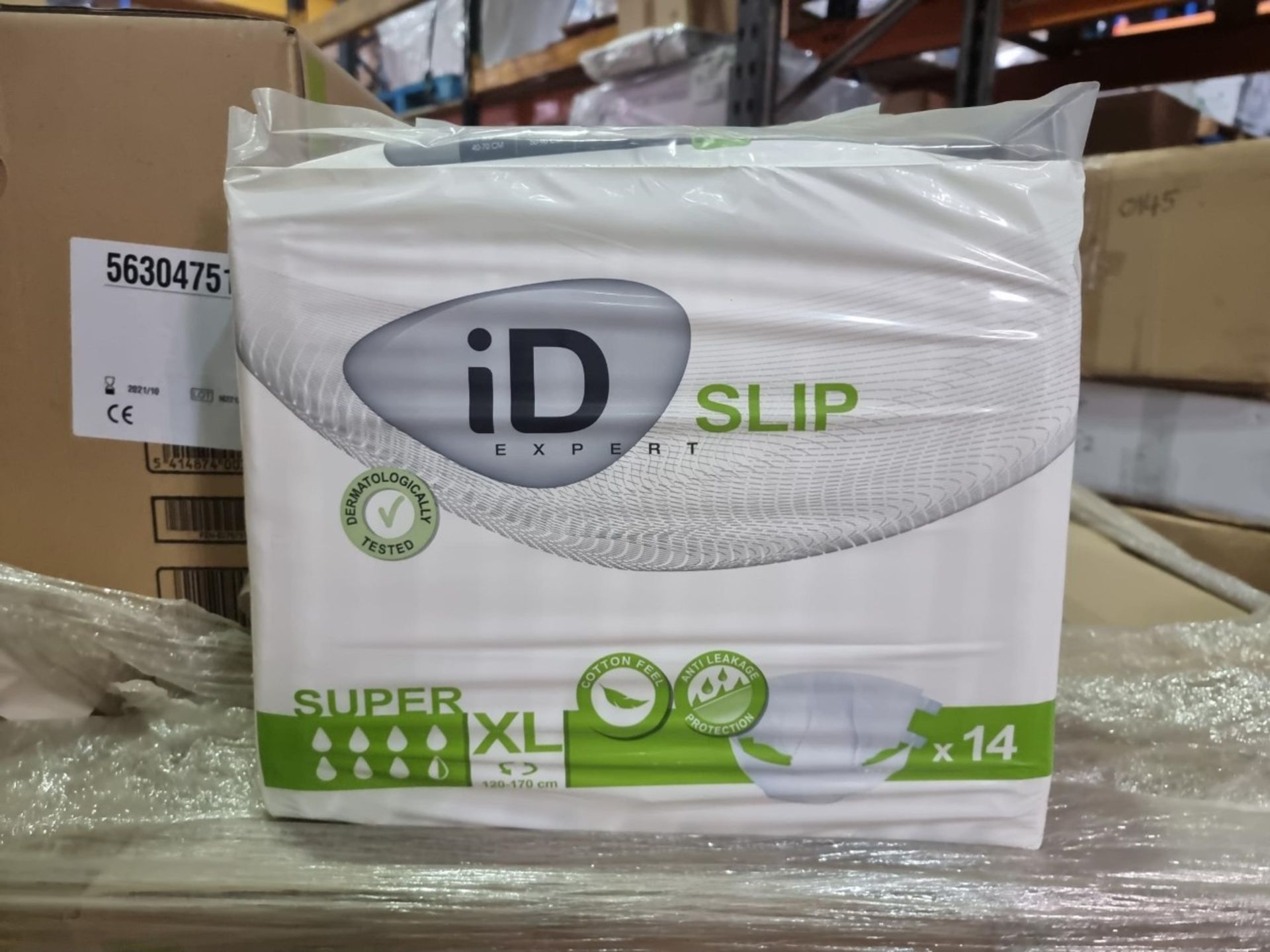 NO VAT (J203) PALLET TO CONTAIN 44 x NEW SEALED PACKS OF 14 ID SLIP SUPER XL INCONTINENCE PADS - Image 2 of 2