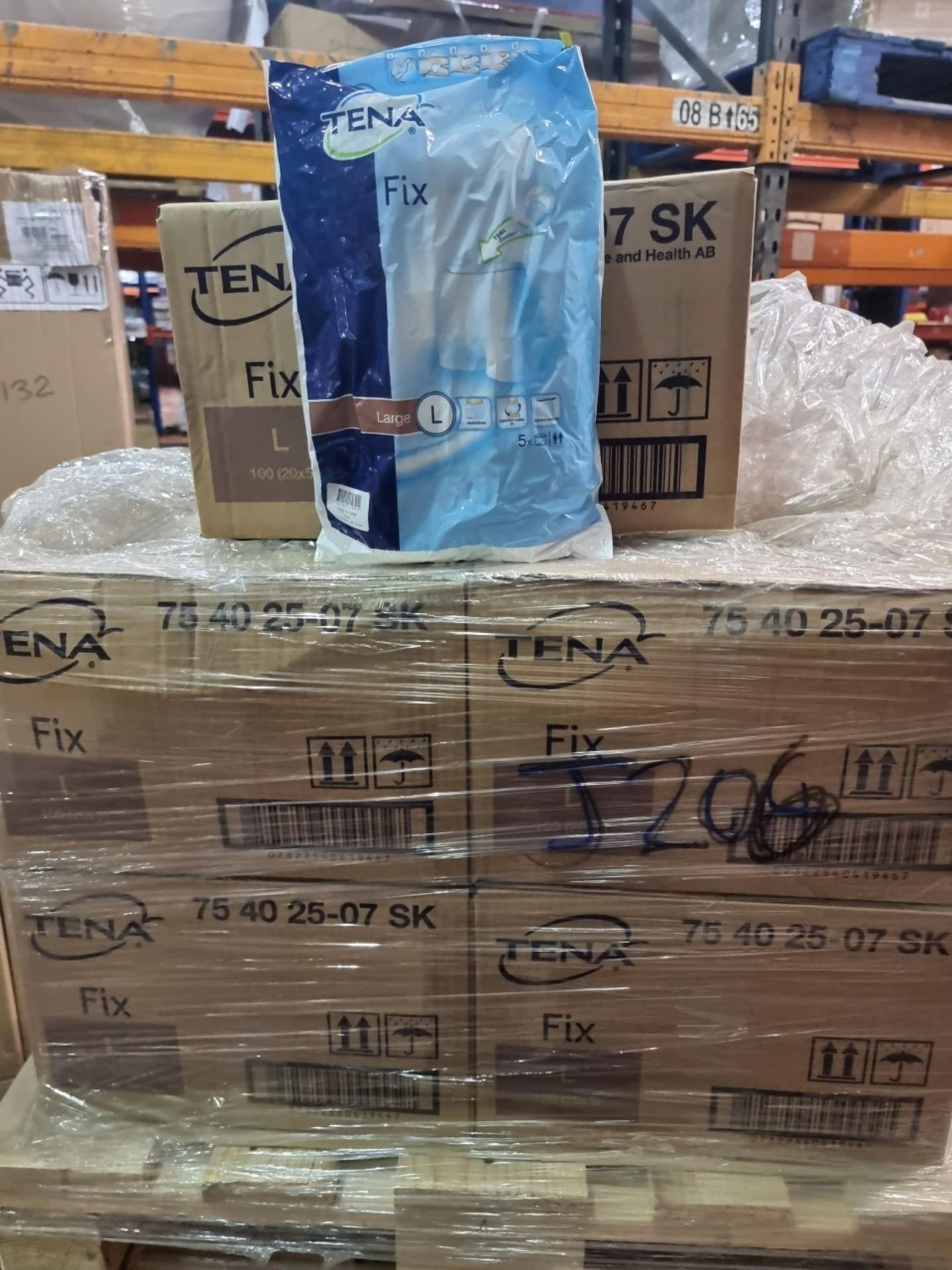 NO VAT (J206) PALLET TO CONTAIN 280 x NEW SEALED PACKS OF 5 TENA FIX LARGE - Image 2 of 2