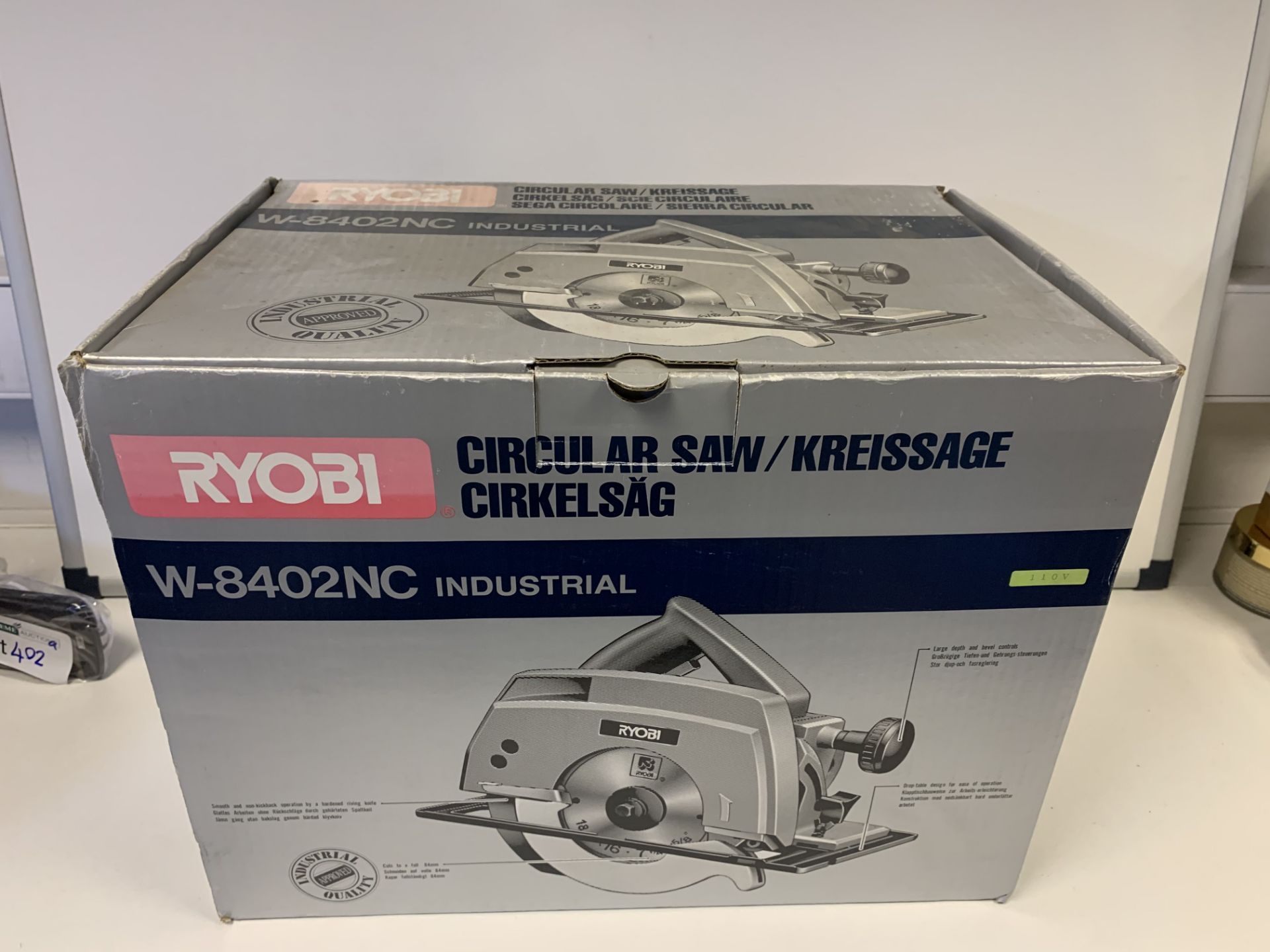 BRAND NEW BOXED 110V RYOBI W-8420NC CIRCULAR SAW (99/23)