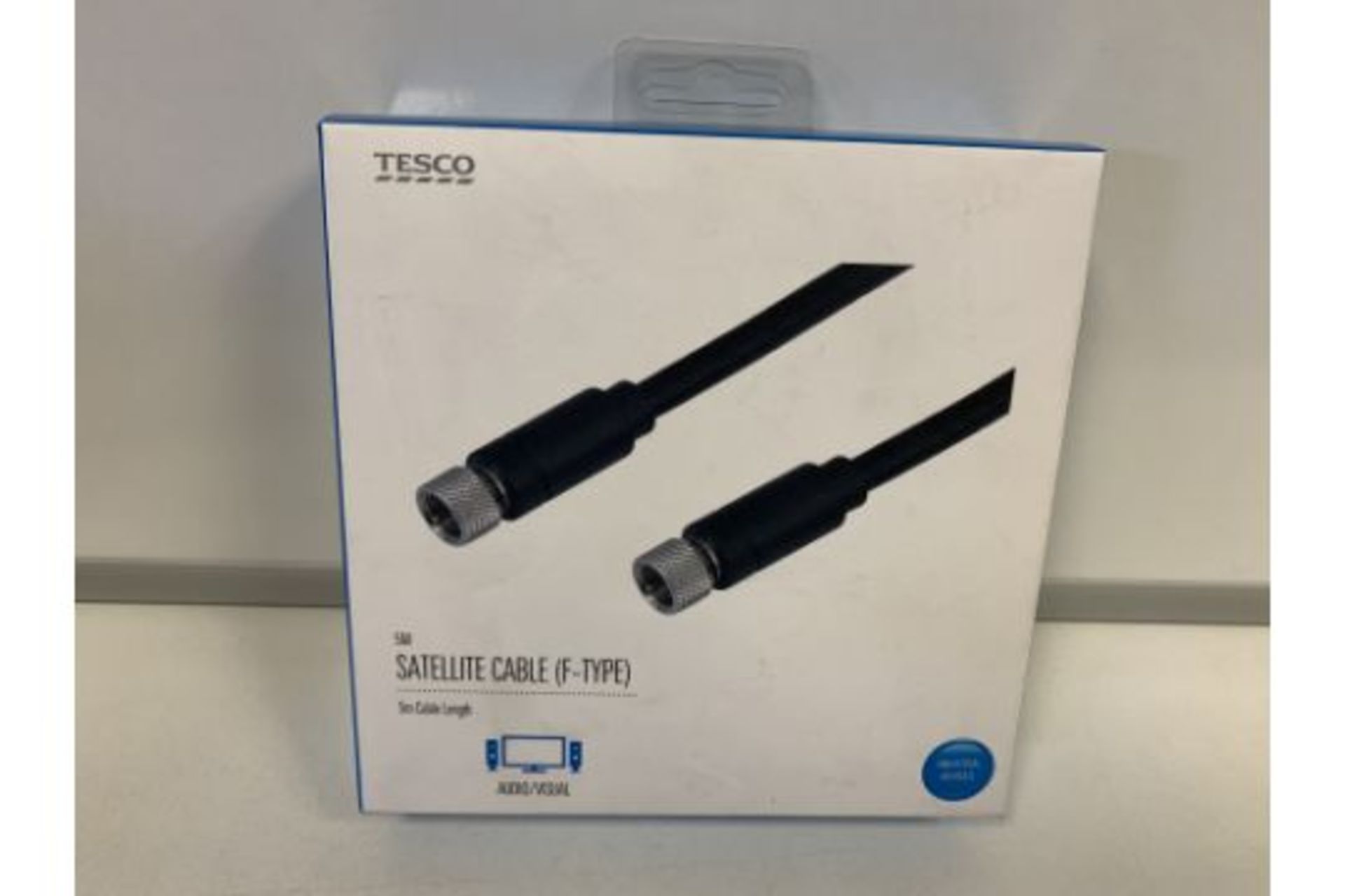 36 X BRAND NEW TESCO 5M STAELLITE CABLE (F-TYPE) (210/23)