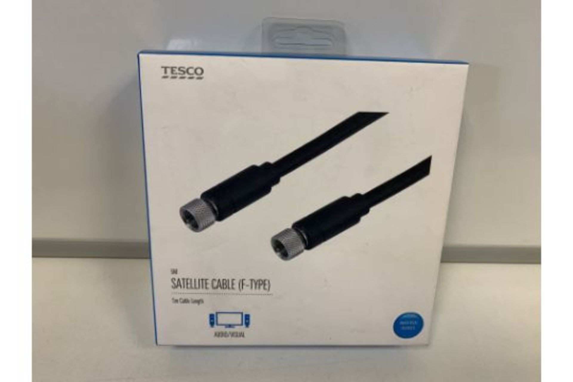 36 X BRAND NEW TESCO 5M STAELLITE CABLE (F-TYPE) (209/23)