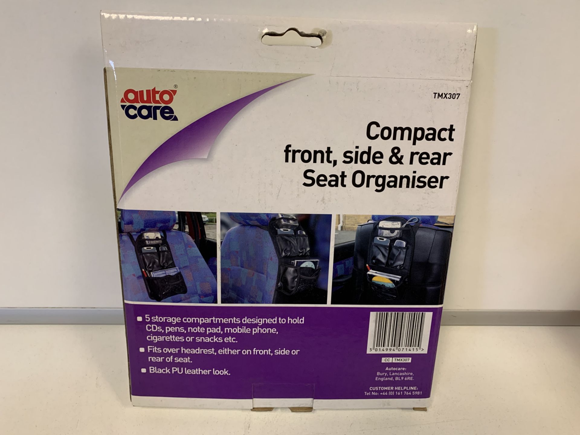80 X BRAND NEW AUTOCARE COMPACT FRONT, SIDE AND REAR SEAT ORGANISERS (440/23)