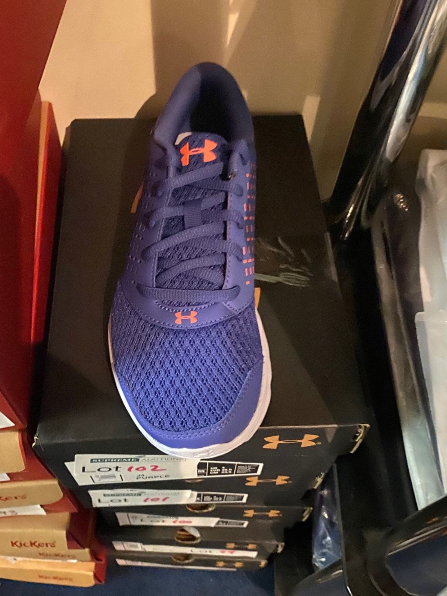 NEW & BOXED UNDER ARMOUR PURPLE JUNIOR 4