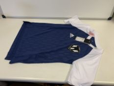 (NO VAT) 5 X BRAND NEW CHILDRENS ADIDAS NAVY MESSI NAVY JERSEYS SIZE 7-8 YEARS (94/2)