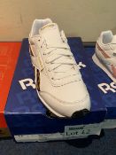 NEW AND BIXED REEBOK ROYAL WHITE UK 4