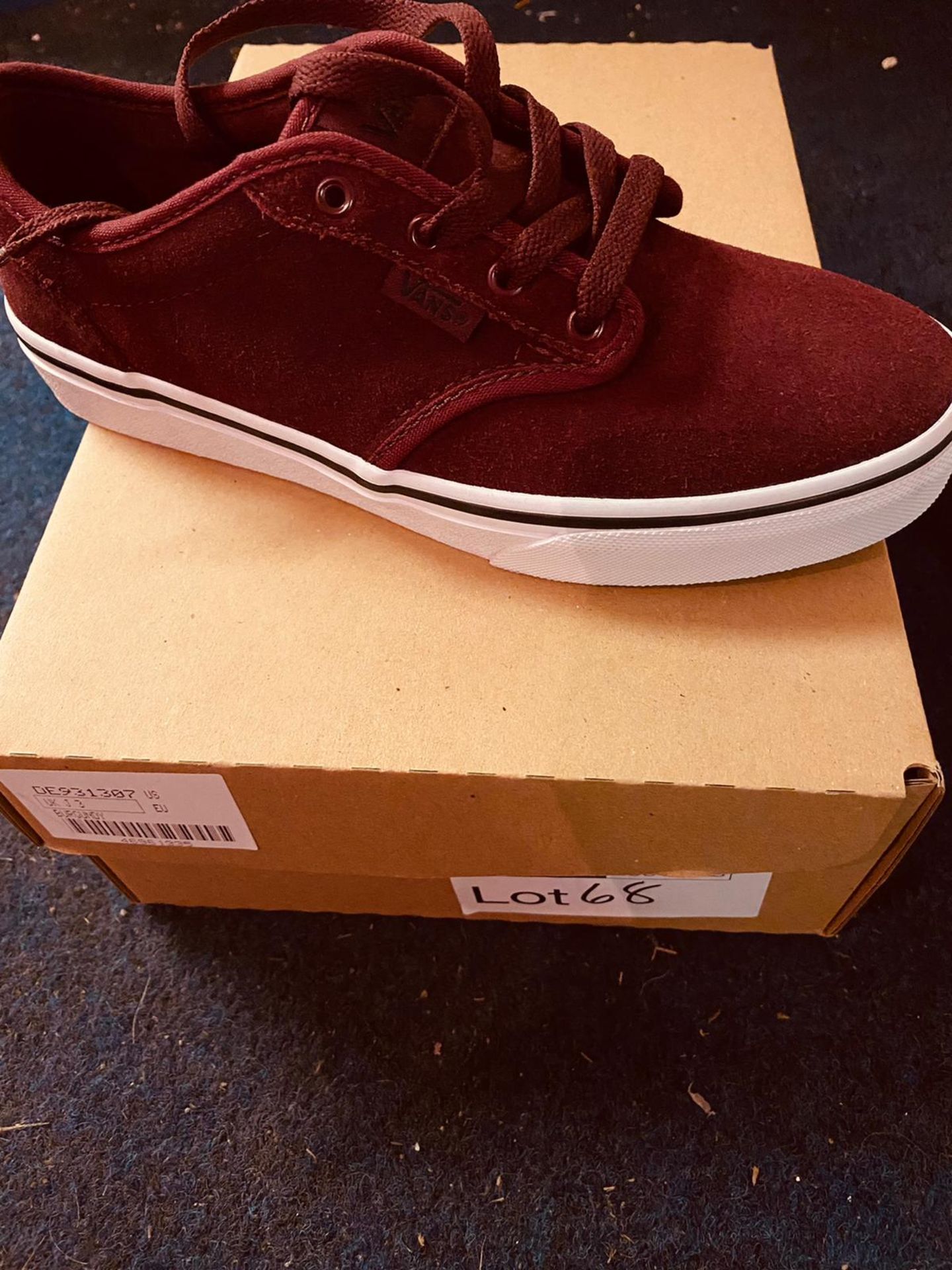 NEW AND BOXED MAROON VANS UK3