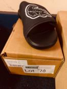 NEW AND BOXED LACOSTE SLIDERS NAVY UK 2